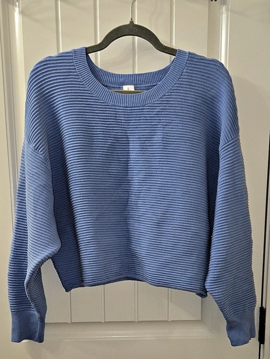 aerie Sweaters - Offline by Aerie ribbed cropped sweater in Blue Size